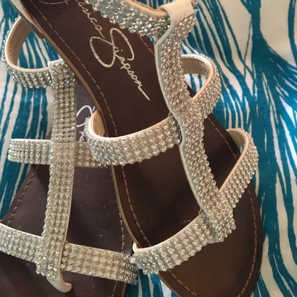 COPY - Jessica Simpson Rhinestone Sandals - Picture 2 of 4